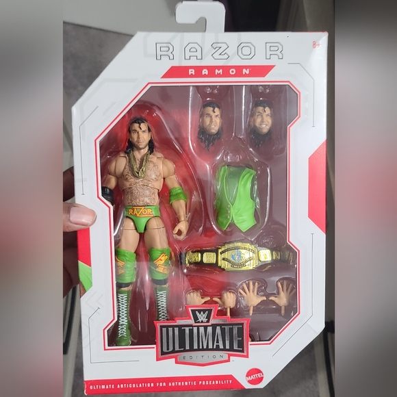Mattel WWE Razor Ramon Action Figure Ultimate Edition